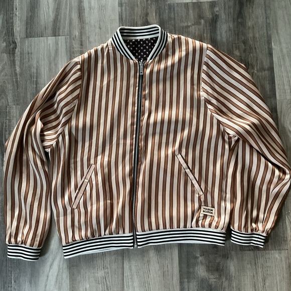 Scotch & Soda Black and Brown Bomber Jackets - Picture 8 of 10